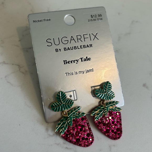 Strawberry Earrings - Picture 3 of 3